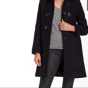 Cinzia Rocca DUE 3/4 Toggle Wool Blend Coat Sz 4